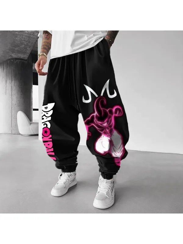 Unisex Oversized Anime-themed Loose Casual Harem Pants - Aptkoi.com 