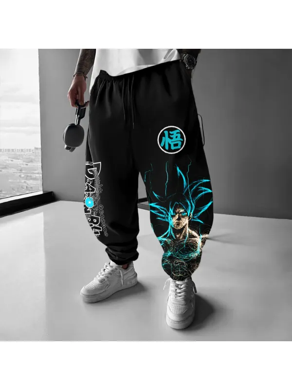 Unisex Oversized Anime Loose Casual Harem Pants - Aptkoi.com 