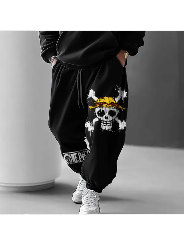 Unisex Anime Graphic Casual Oversized Harem Pants - Shopyiyistories.com 