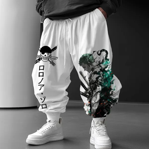 Unisex Straw Hat Pirate Anime Harem Pants - Ootdyouth.com 