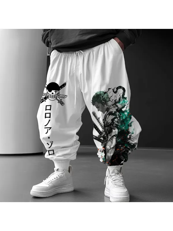 Unisex Straw Hat Pirate Anime Harem Pants - Aptkoi.com 
