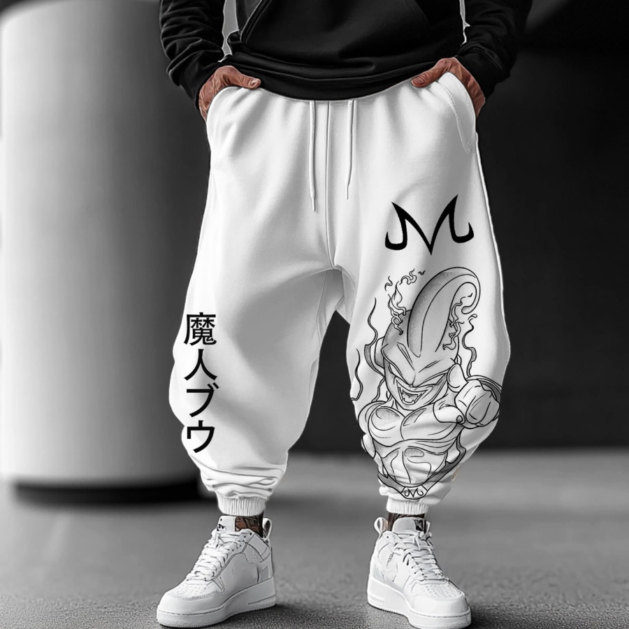 

Unisex Anime Pattern Casual Loose Harem Pants
