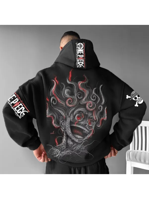 Universal Anime Print Design Hoodie - Aptkoi.com 