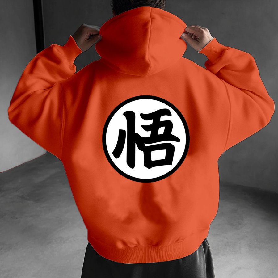 

Unisex Anime Print Casual Oversized Hoodie