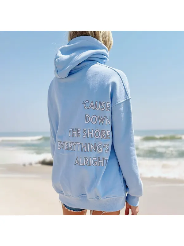 Women's Casual Loose Hoodie - Aptkoi.com 