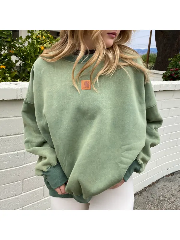 Reverseable Sherpa Lining Sweatshirt - Aptkoi.com 