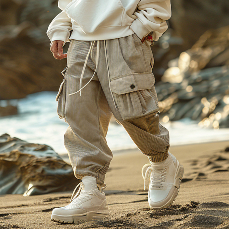 

Outdoor Loose Pocket Design Trousers