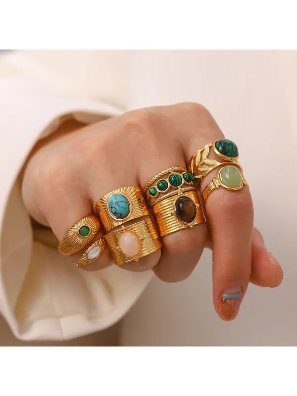 Women's Retro High-end Gemstone Ring - Anrider.com 