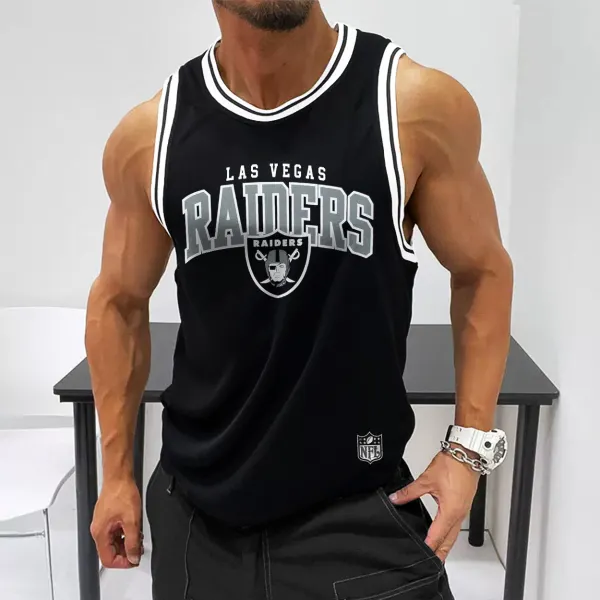 Mens Rugby Team Graphic Sleeveless Tank - Yesunshine.com 