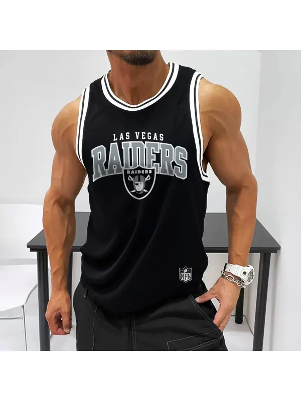 Mens Rugby Team Graphic Sleeveless Tank - Wearmw.chimpone.com 