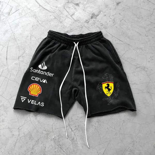 Men's Racing Design Loose Shorts - Menzfolk.com 