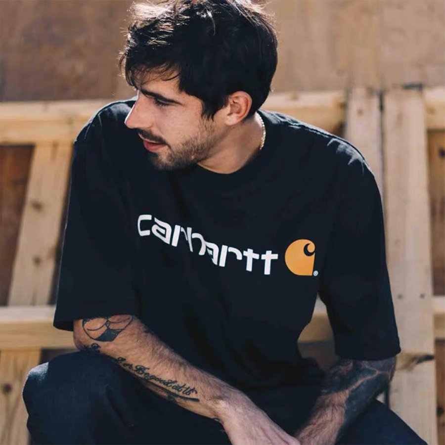 

Men's Vintage Print Knit Lightweight Mesh T-Shirt - Perfect For Summer Outdoors