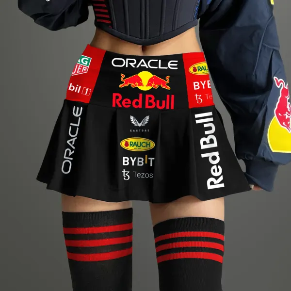 Women's Casual Racing Style Short Skirt - Zivinfo.com 