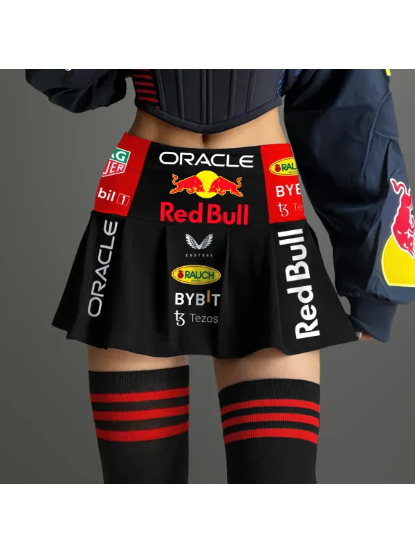 Women's Casual Racing Style Short Skirt - Shopyiyistories.com 