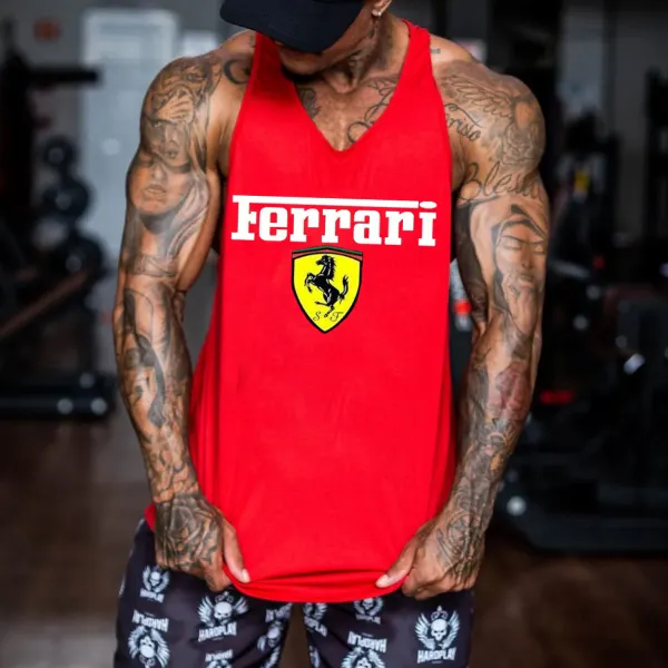 Racing Print Vest - Yesunshine.com 