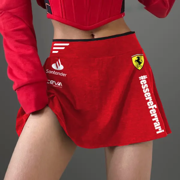 Fashionable Racing Print Skirt - Zivinfo.com 