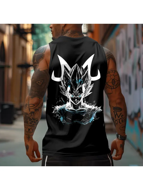 Casual Anime Printed GYM Tank Top - Shopyiyistories.com 