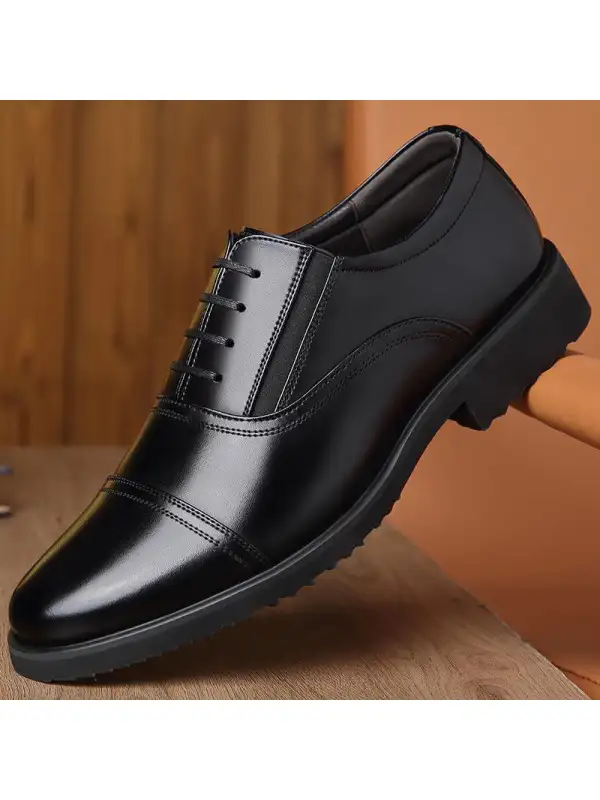 Men's Derby Shoes Genuine Leather Business Dress Casual - Localziv.com 