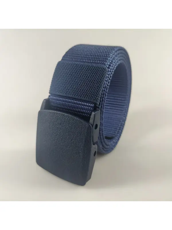 Plastic Buckle Nylon Tactical Belt Men's Outdoor Quick-drying Durable Hypoallergenic Canvas Military Training Belt - Shopyiyistories.com 
