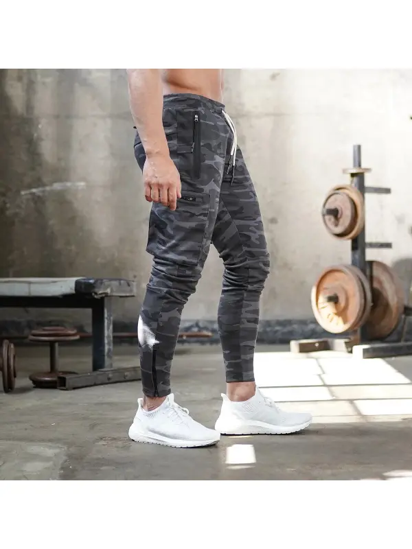 Men's Fashion Casual Lace Up Trousers - Localziv.com 