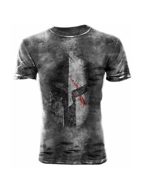 Men's Printed Casual Short-sleeved T-shirt - Localziv.com 