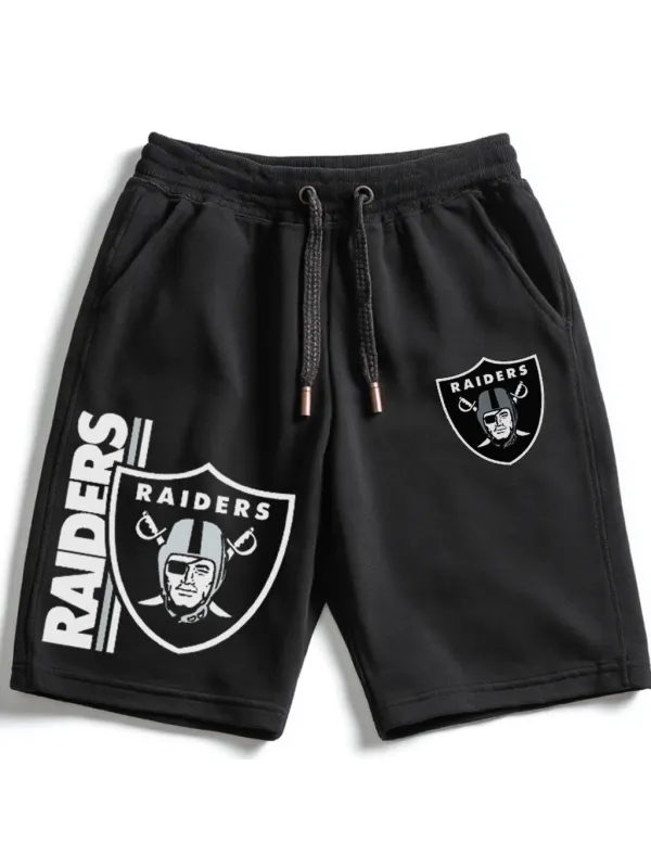 Sporty Shorts With Team Logo Design For Casual Wear - Shopyiyistories.com 