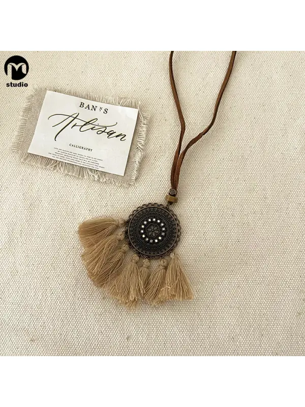 Bohemian Vintage Tassel Necklace - Shopyiyistories.com 