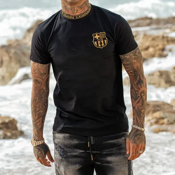 Men's Copa Del Rey Barça Print T-shirt - Wayrates.com 