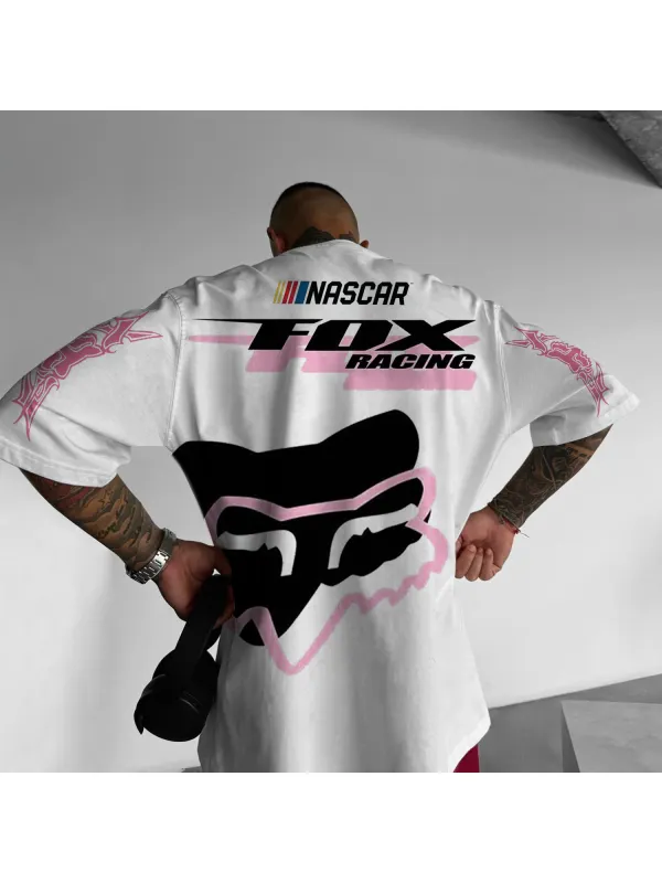 Fashionable Racing Brand Printed T-shirt - Aptkoi.com 