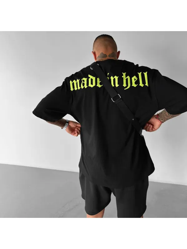 Oversize Made In Hell Tee - Aptkoi.com 
