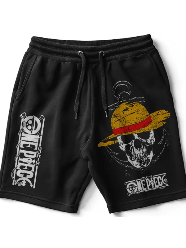 Anime-Inspired Graphic Shorts For Men - Perfect For Casual Wear And Anime Fans - Aptkoi.com 
