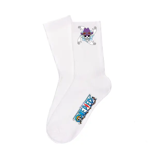 Unisex Anime Straw Hat Pirate Casual Socks - Ootdyouth.com 