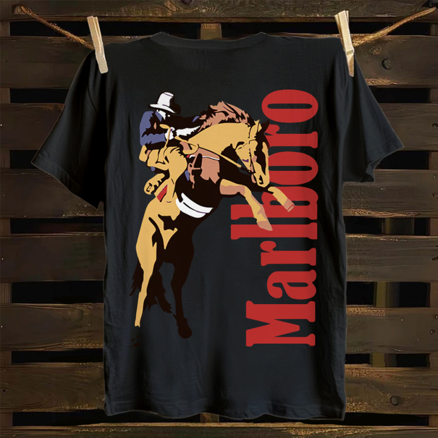 

Cowboy Graphic Print T-shirt