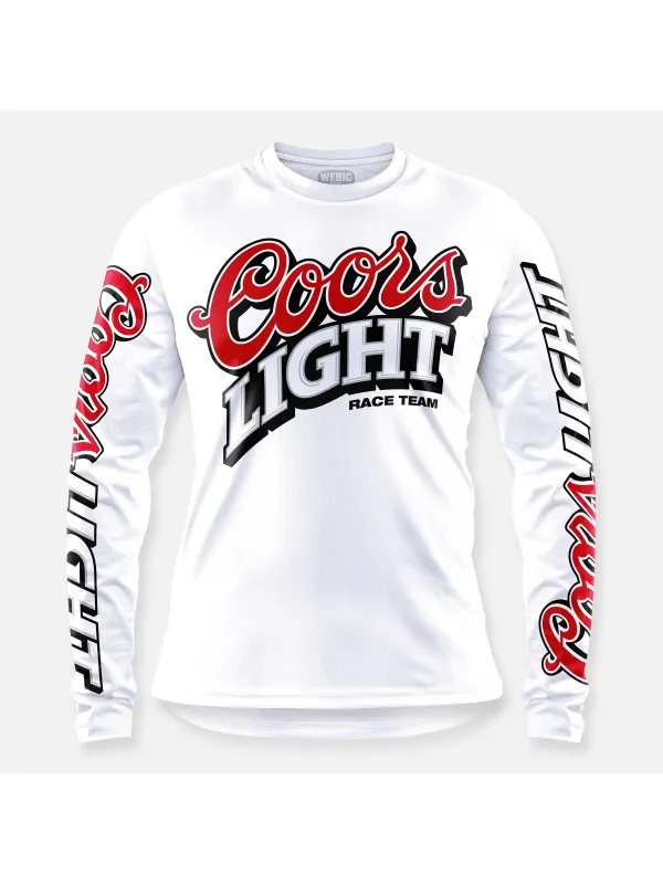 SILVER BULLET RACE TEAM JERSEY WHITE - Aptkoi.com 