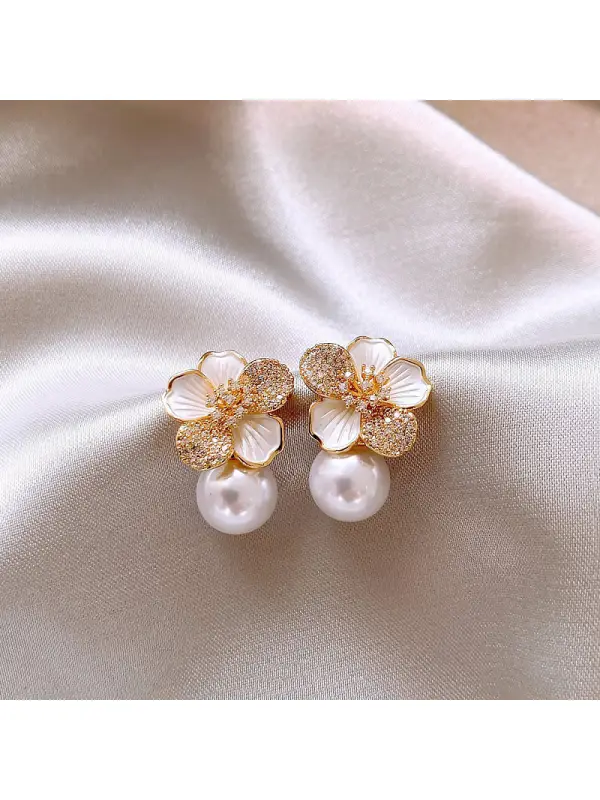 Girls Spring Style Pastoral Vintage Earrings - Aptkoi.com 