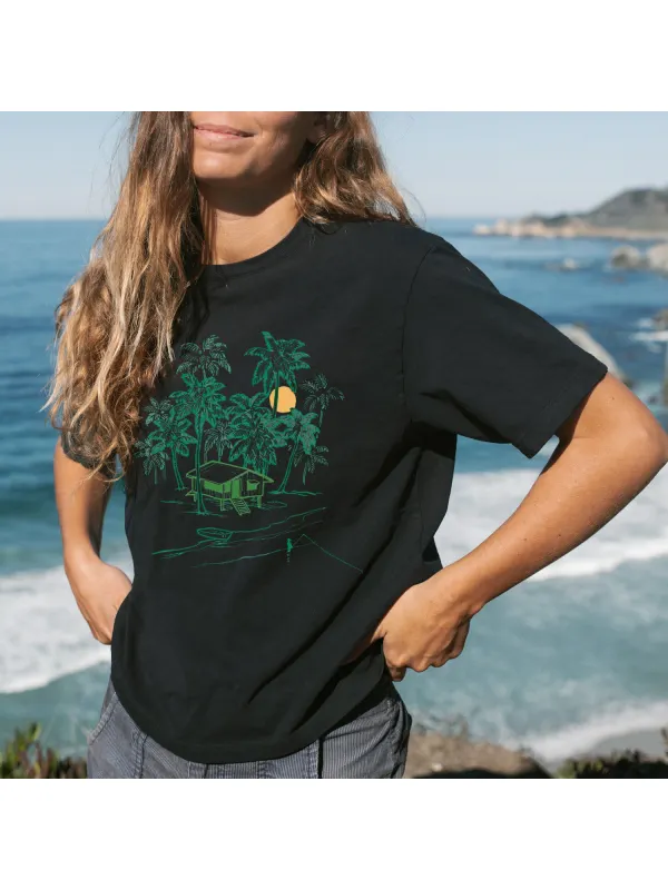 Tropical Shack Life Can Be Simple T-shirt - Aptkoi.com 