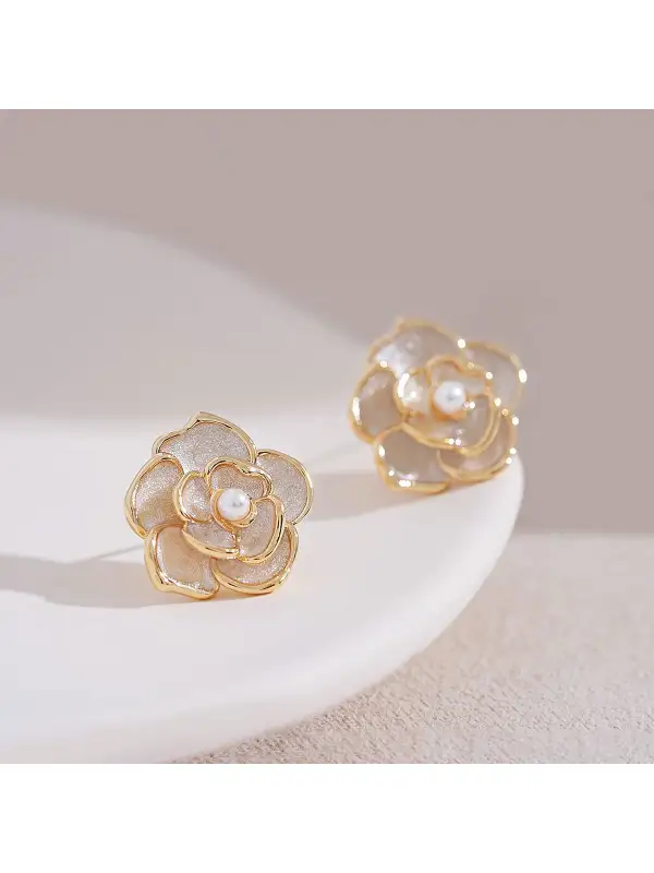 Girls Spring Style Pastoral Vintage Earrings - Aptkoi.com 