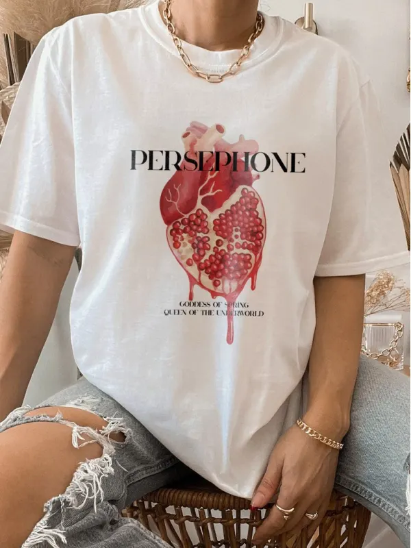 Persephone Shirt Light Academia T-shirt - Aptkoi.com 