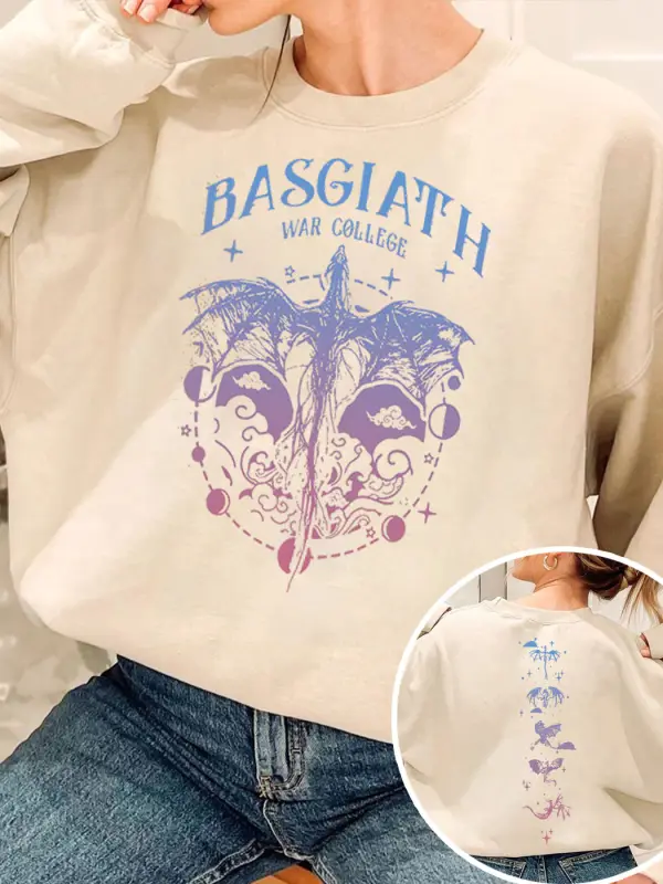 Basgiath War College Comfort Colors Fourth Wing Sweatshirt - Aptkoi.com 