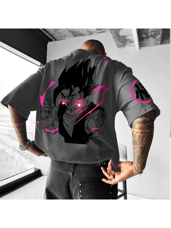 Unisex Oversized Anime Gift T-Shirt - Aptkoi.com 