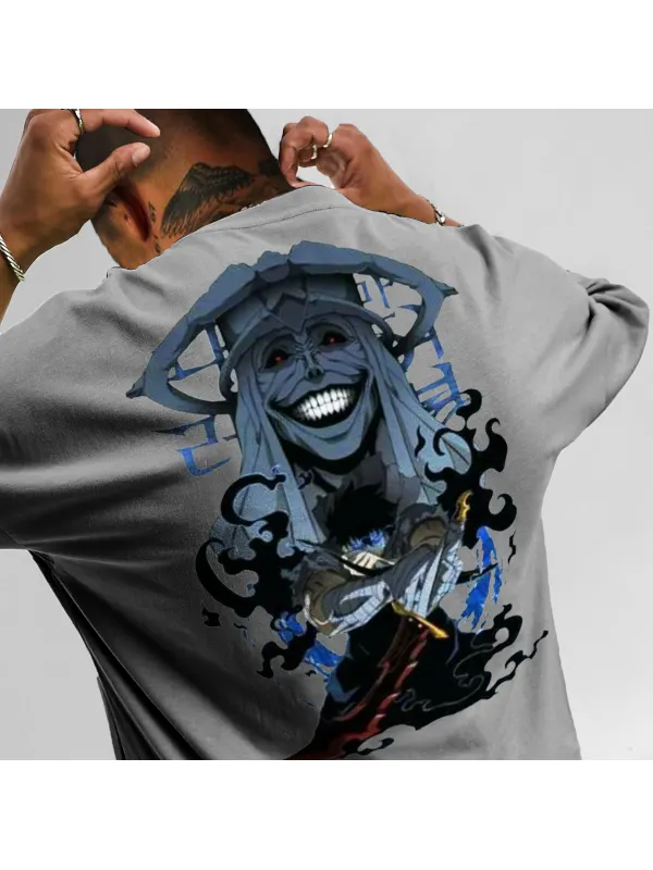 Unisex Solo LVL God &Sung Jin Woo Anime Printed T-shirt - Aptkoi.com 