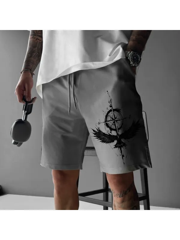 Men's Fashion Elastic Waist Shorts - Aptkoi.com 