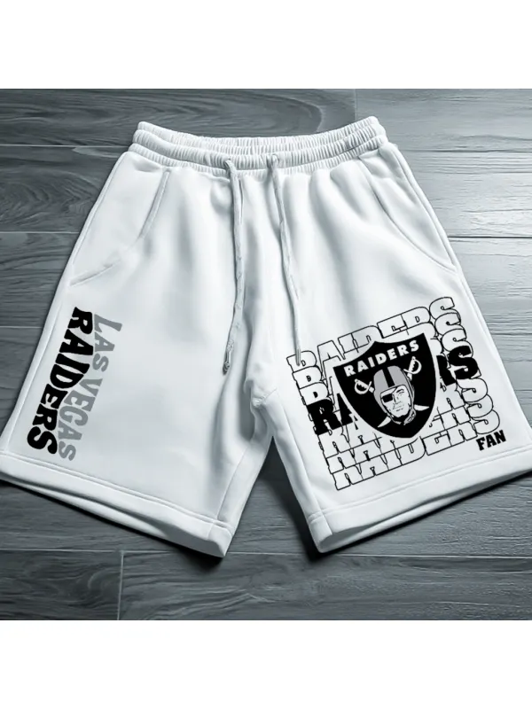 Spring And Summer Football Game Patterned Shorts - Aptkoi.com 