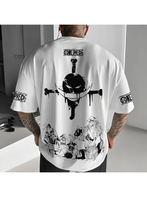 Stylish Oversized T-Shirt With Minimalist Design For Men - Aptkoi.com 