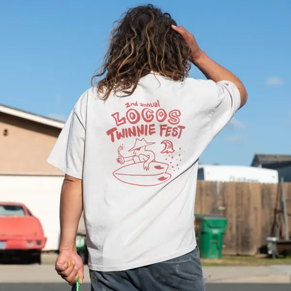 Twinnie Fest Retro Casual Tee - Spiretime.com 