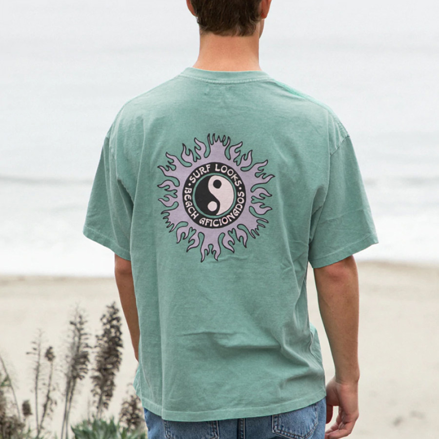 

Blazing Sun Retro Casual Tee