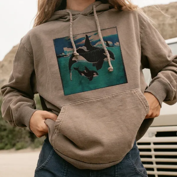 Summer Retro Surf Casual Hoodie - Ootdyouth.com 