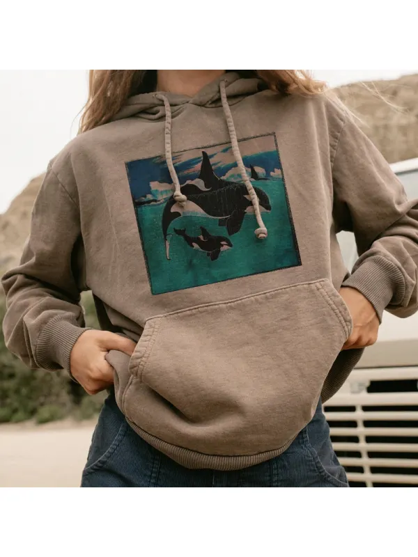 Summer Retro Surf Casual Hoodie - Ootdmw.com 