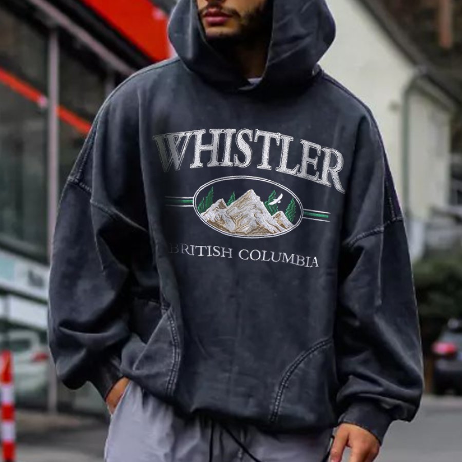 

Oversized Casual Vintage Men's Sweatshirt