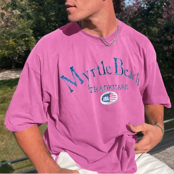 Men's Vintage Myrtle-Beach T-Shirt - Keymimi.com 